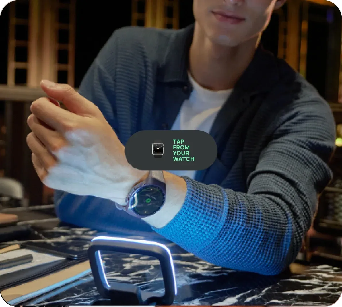 <span class="text-red">Phone-free</span> payments