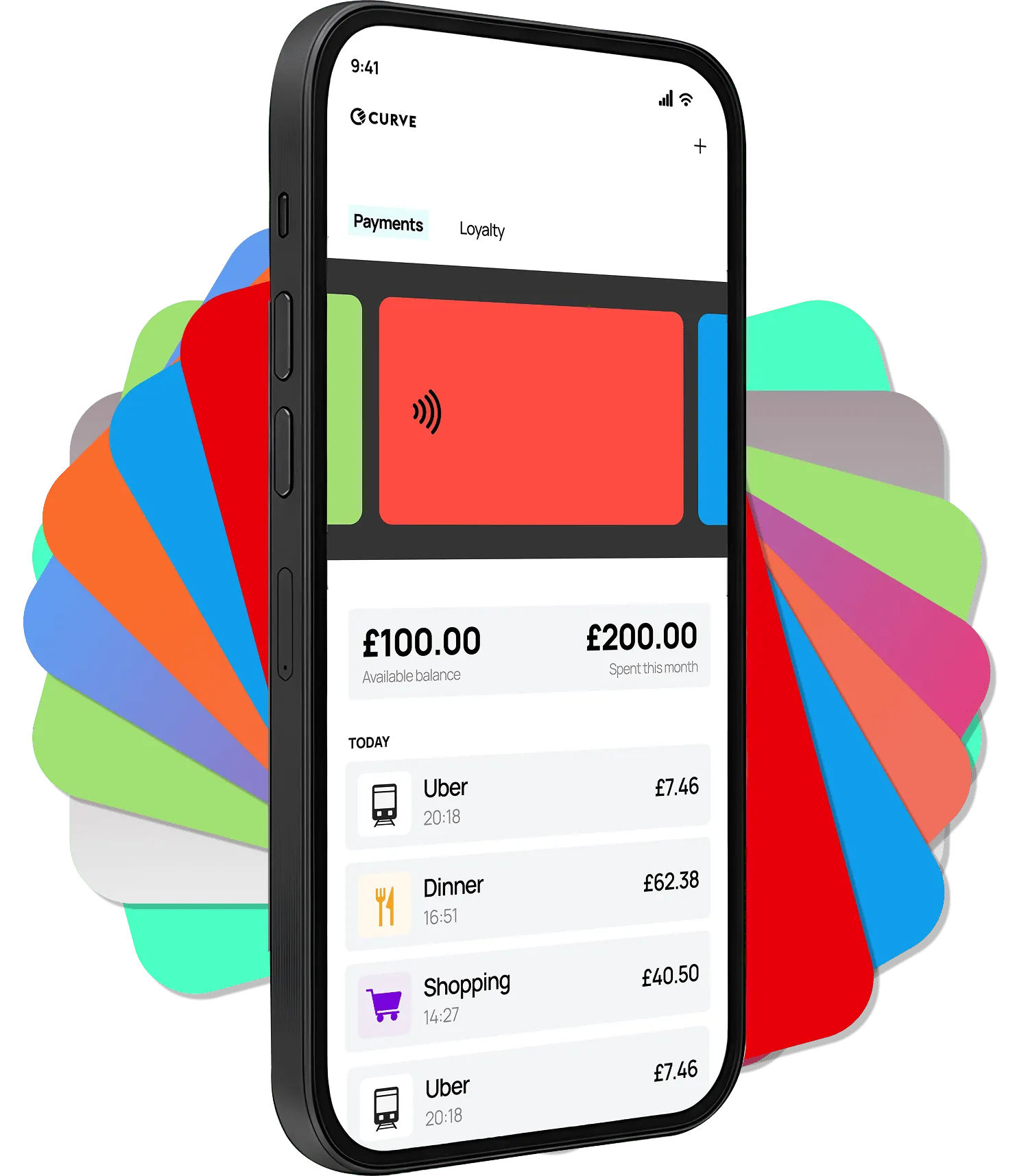 Home page Curve Pay hero image