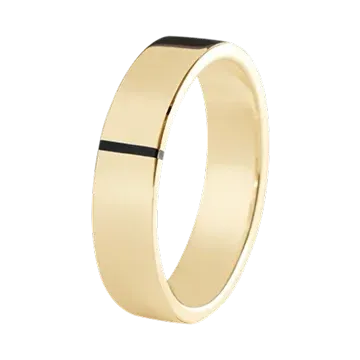 Cnick Yellow Gold Ring