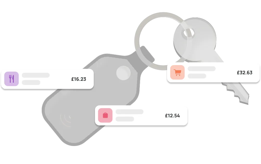 Your wallet. On your keys.